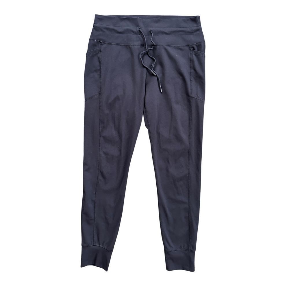 Spyder Active Joggers Wmns Large Black Athletic Pants Drawstring Pockets Stretch